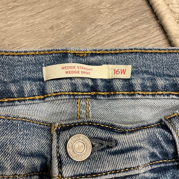 Levi's Wedgie Straight Jeans 16W - Picture 8 of 10